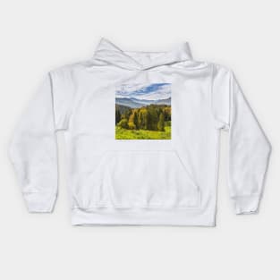 SCENERY 87 - Mountainous Landform Forest Nature Ecosystem Kids Hoodie